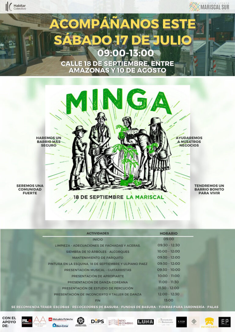 Afiche Minga